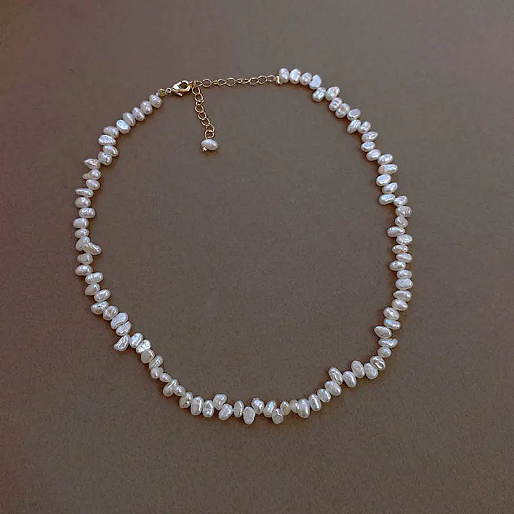 Baroque Freshwater Pearl Necklace and Bracelet Set
