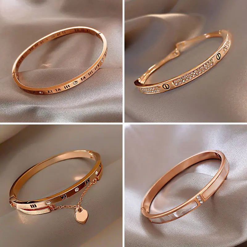 2024 New Luxury Diamond-Studded Bracelet Design