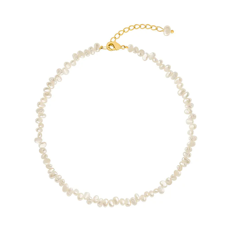 Baroque Freshwater Pearl Necklace and Bracelet Set