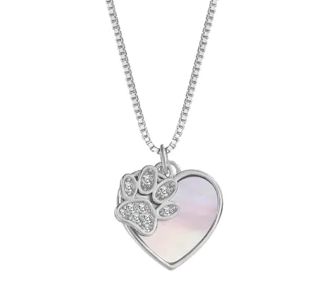 Inlaid Shell Peach Heart Simple Bracelet