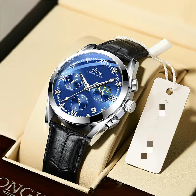 Men's Automatic Mechanical Watch with Luminous Feature