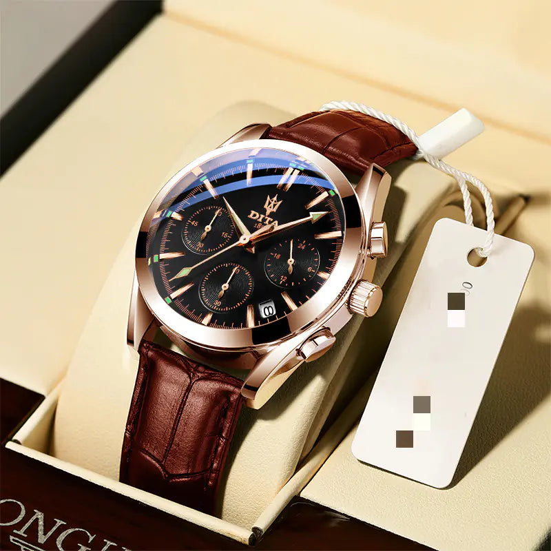 Men's Automatic Mechanical Watch with Luminous Feature